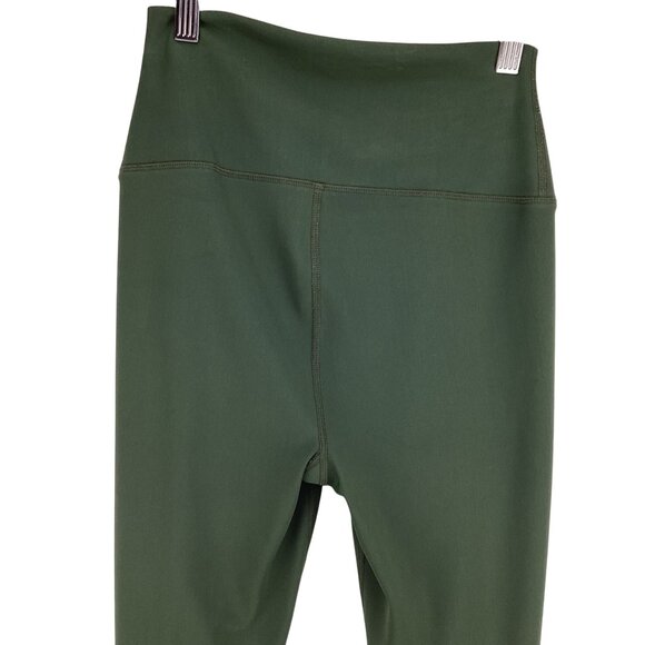 Alo Yoga Womens High Waisted Ripped Warrior Leggings Size XXS Hunter Green Athle - Picture 7 of 10